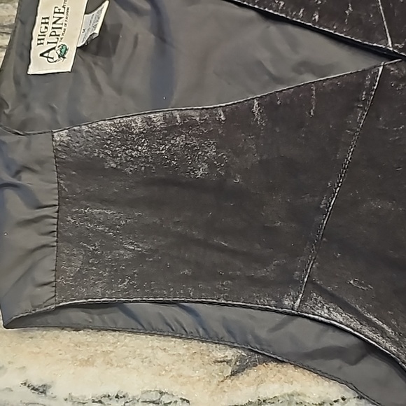 Vintage Black Suede Leather Motorcycle Vest Size Medium - Picture 10 of 10